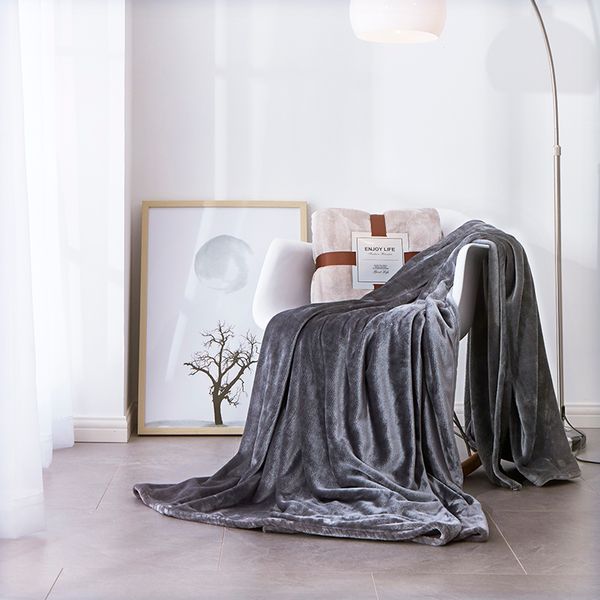 

flannel fleece blanket blue navy throw lightweight cozy plush microfiber solid blanket