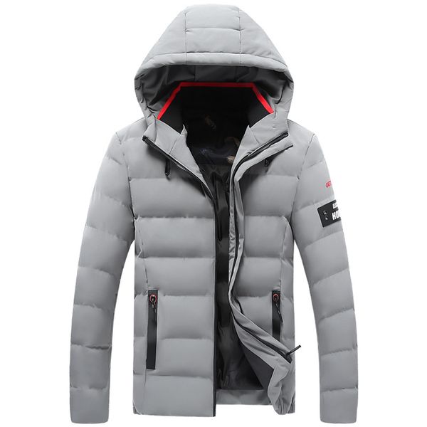 

plus size 4xl 5xl 6xl 7xl 8xl men hooded collar winter parkas 125, Black