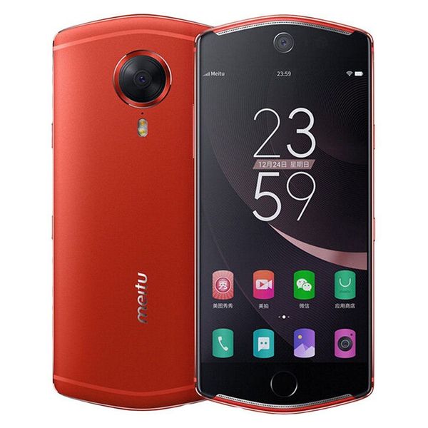 Оригинальный Meitu Т8 LTE сотового телефона 4G с 4 ГБ оперативной памяти 128 ГБ ПЗУ как MT6797 Дека ядра Android 5.2 дюйма 21.0 МП лицо удостоверение красоты Selfie смарт-мобильный телефон
