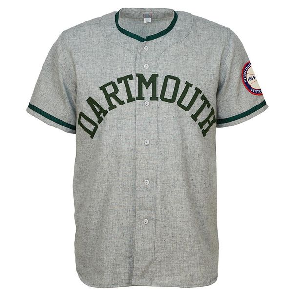 

Dartmouth College 1959 Road Jersey 100% Stitched Embroidery Logos Vintage Baseball Jerseys Custom Any Name Any Number Free Shipping