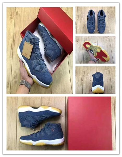 

11 denim blue jeans travis basketball shoes men 11s xi denim ls blue jeans xi prom night gym red space jam real carbon fiber sports shoes