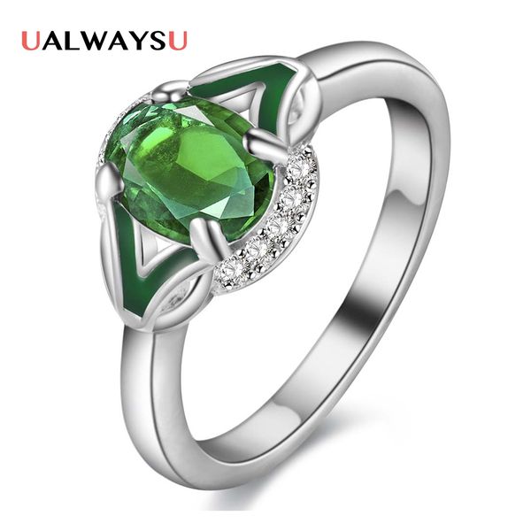 

wholesale fashion silver 925 stamped ring finger unique handmade classic women lady drop ship gift ceramic red hot, Golden;silver