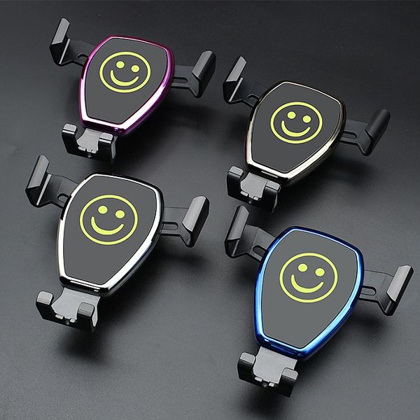 

2018 Gravity sensor vehicle outlet cell phone support.Single hand operation automatic car phone holder for iphone xiaomi huawei samsung