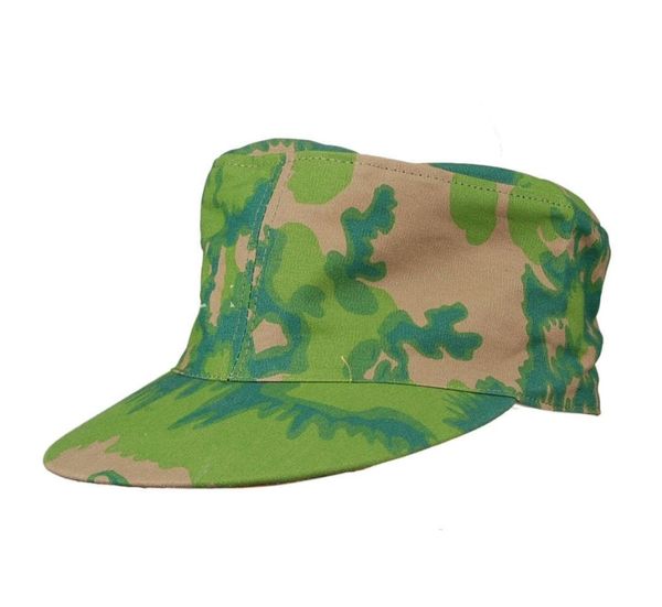 

wwii german army palm tree camo spring and fall reversible field cap hat in sizes - world store, Black;white