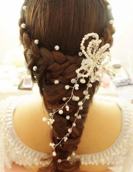 

bridal headwear accessories, handmade flowers, head flowers, water drill, pearl wedding gown, wedding accessories, Silver