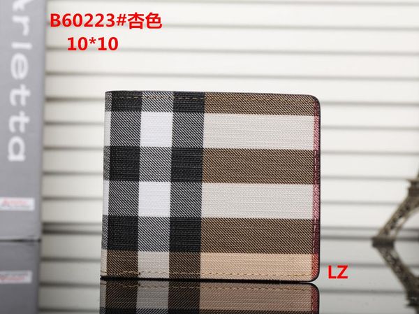 

2018 Male luxury wallet Casual Short designer Card holder pocket Fashion Purse wallets for men wallets purse with tags free shipping tag A17