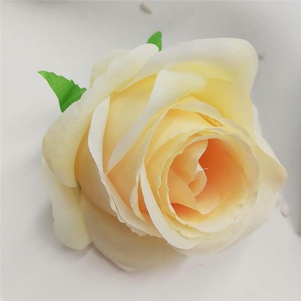 2019 10cm Handmade Flowers Supplies Silk Rose Heads Diy Kissing