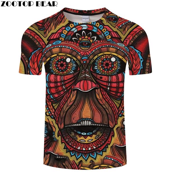 

vintage 3d animal tshirt printed t shirt men t-shirt funny tee anime short sleeve camiseta streatwear drop ship zooear, White;black