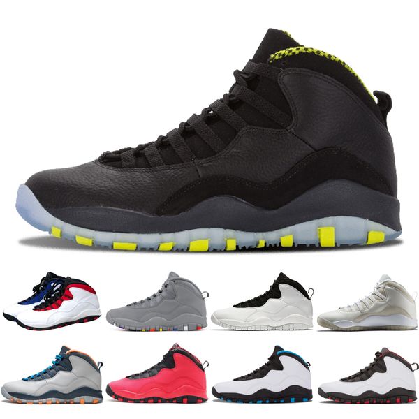 

new 10 10s westbrook cool grey i'm back men basketball shoes drake bobcats venom green mens sports sneakers trainers outdoor shoes, White;red