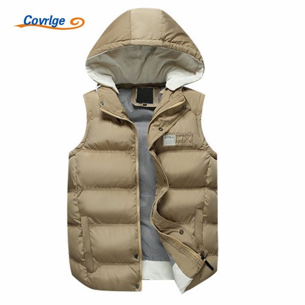 

covrlge vest men new stylish 2018 autumn winter warm sleeveless jacket army waistcoat men's vest fashion casual coats mwb011, Black;white