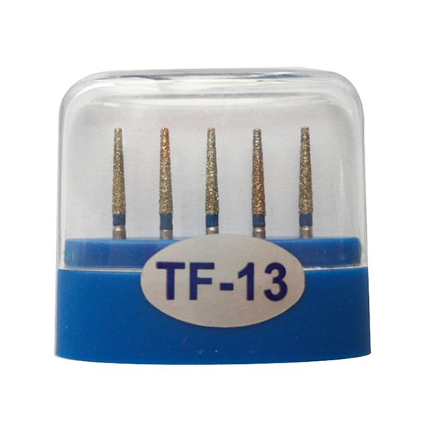 

1 pack 5pc tf 13 dental diamond bur medium fg 1 6m for dental high peed handpiece many model available