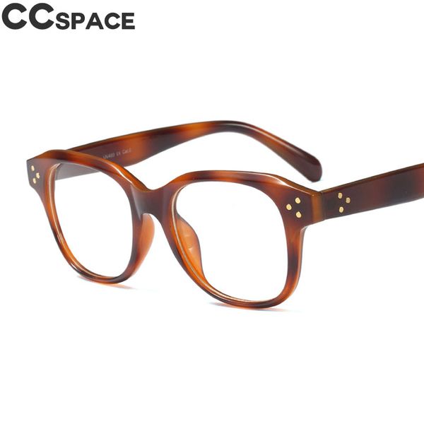 

rivet cat eye glasses frames women styles ccspace brand designer optical fashion computer glasses 45626, Silver