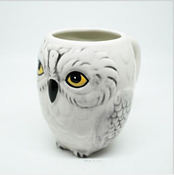 

350ml mugs hedwig owl mug ceramic mug coffe cup xmas gift collection breakfast milk cup office tea cups