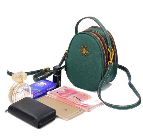 

layer cowhide 2018 new genuine leather women's bag korean version 100 take fashion mini small square bag slanting hand carry small bag