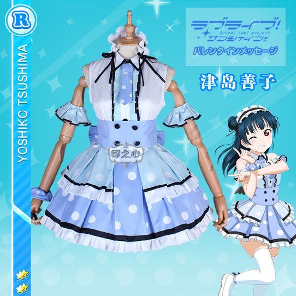 

stock] 2018 anime love live sunshine aqours missingo two to one eleven words interlud cosplay costume halloween ing, Black