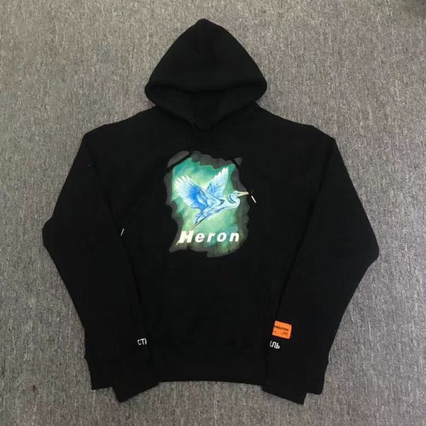 

2019 Новый Новый Heron Preston Hoodie Мужчины Женщины 1a: 1 Хлопок высокого качества Heron Preston То