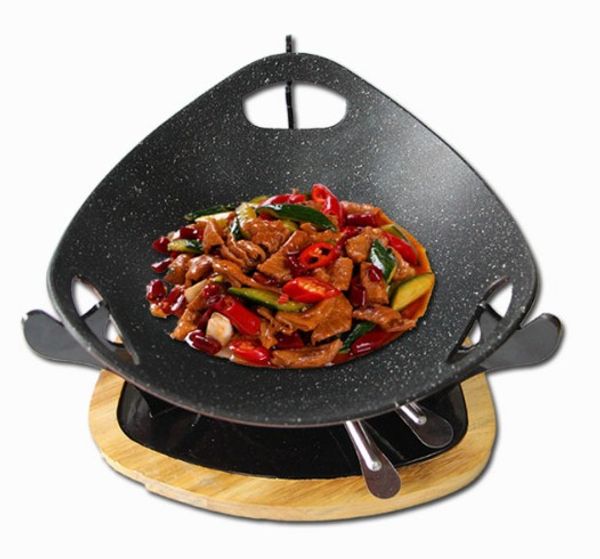 

l characteristics tableware cornucopia dry pot portable minialuminum stove 056