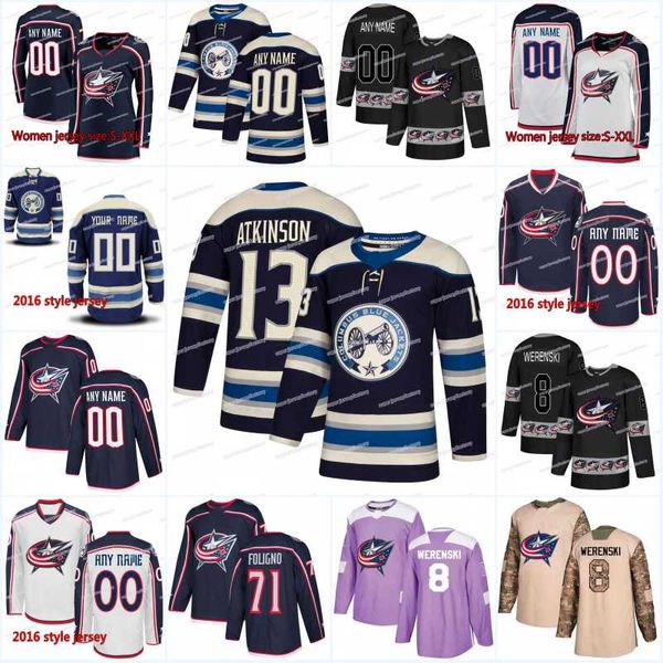 

New ea on columbu blue jacket jer ey 22 onny milano 9 artemi panarin 50 eric robin on 43 vitaly abramov 77 jo h ander on jer ey