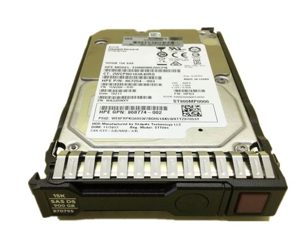 

870759-b21 870795-001 900gb sas 12g 15k ent 2.5" sc server hard disk