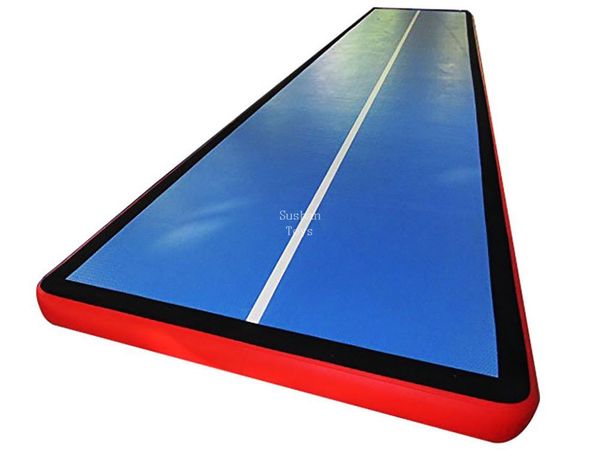 

4*1*0.2m inflatable gymnastics airtrack tumbling mat air track floor mats with electric air pump for home use/training