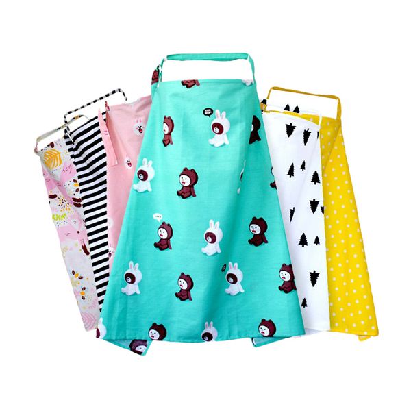 

100%cotton breathable breastfeeding cover muslin mother feeding baby's apron mommy's outdoors feeding baby breast nursing cover