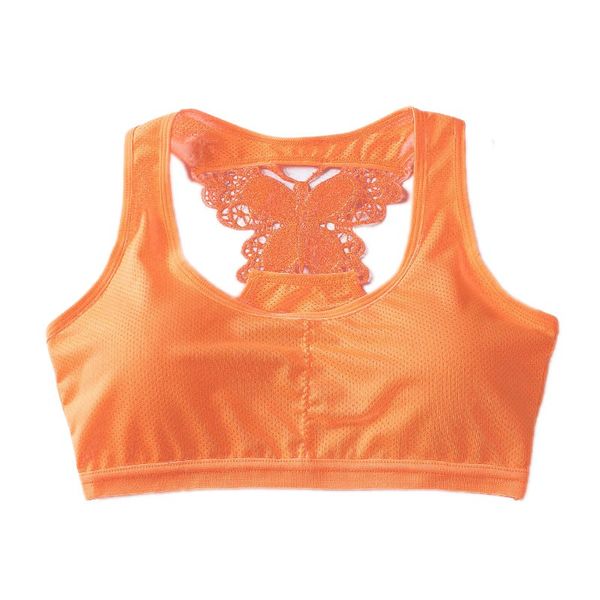 

women yoga sports bra padded underwear back perfect butterfly quick drying fitness gym run sport vest, White;black