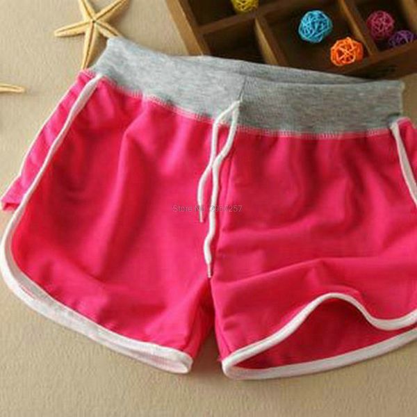 

casual drawstring candy color shorts women summer 2017 super elastic knickers hips push up breechcloth breathable scanties, White;black