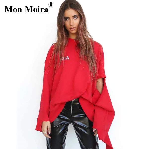 

i am gia hole irregular solid hoodies women hip hop brand autumn thick hoodies and sweatshirts female oversized hoodie cwh0006-5, Black