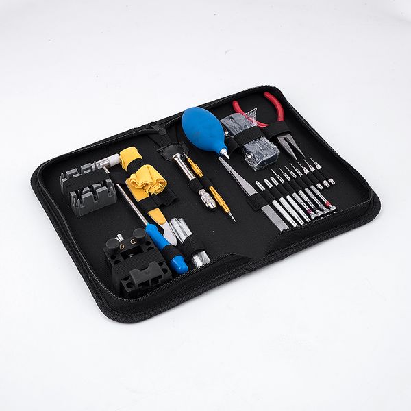 

22pcs clock watch tools watch repair tool kit set case opener link spring bar remover hand tool set horloge gereedschap
