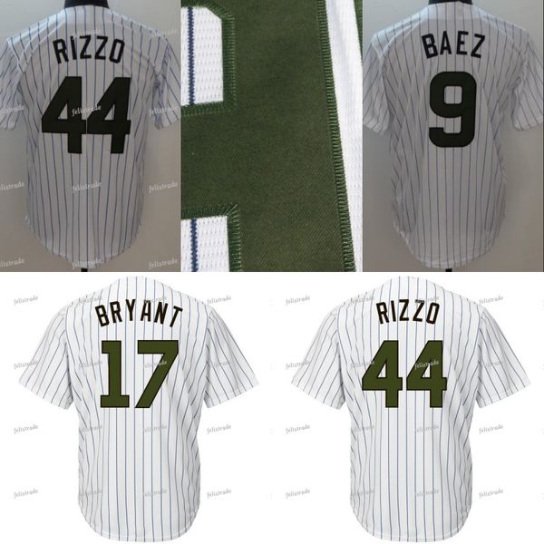 

9 javier baez jersey memorial day baseball jersey krisbryant anthonyrizzo double stiched white cool base jerseys in stock, Blue;black