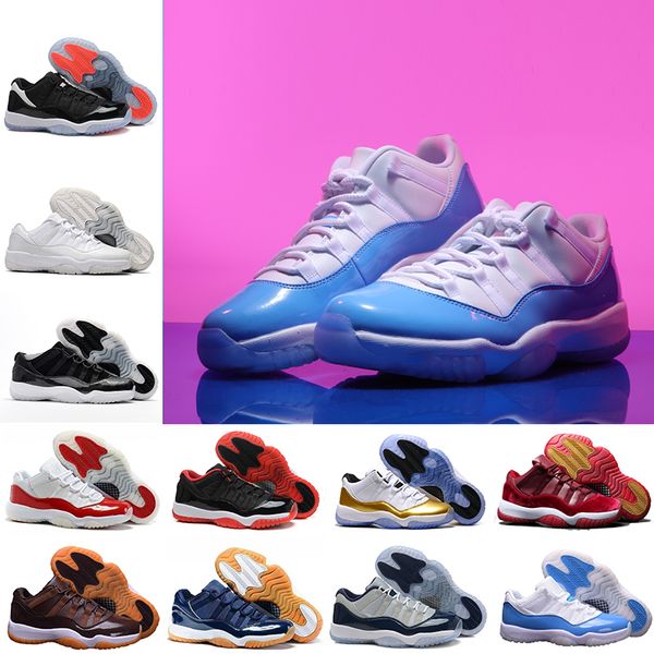 

2018 discount xi elite basketball shoes men low 11 sneakers online original sport red midnight navy sports shoes, White;red