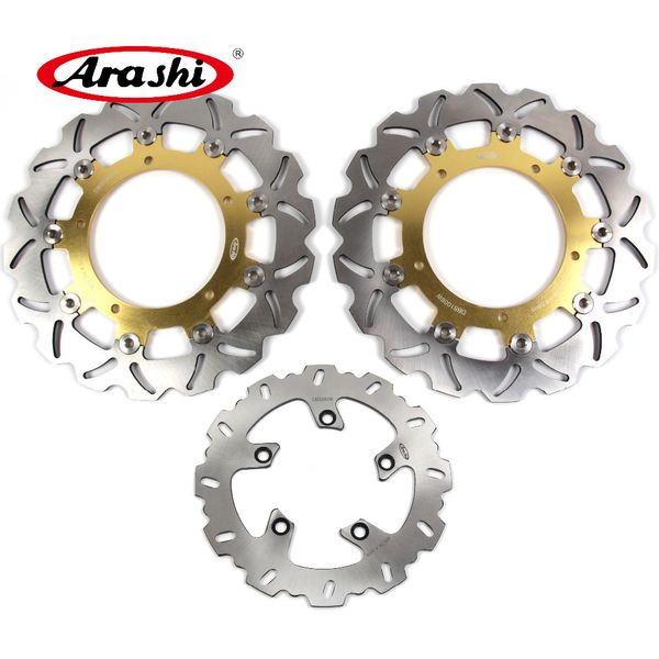 Arashi para Yamaha FZ600 Fazer S2 600 2007 2008 CNC Frente Traseira Traseira Disco Disco Rotores Motocicleta Acessórios Fazer600 MT03 MT 03 2006-2011