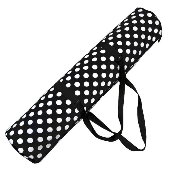 

2018 multifunctional useful waterproof yoga mat bag pvc black nylon pilates carrier mesh adjustable strap sport mat case bag