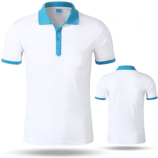 

men summer tees europe russia fashion trend short sleeve red white patchwork rim lapel neck buttons elastic slim knit cotton casual tshirts, White;black