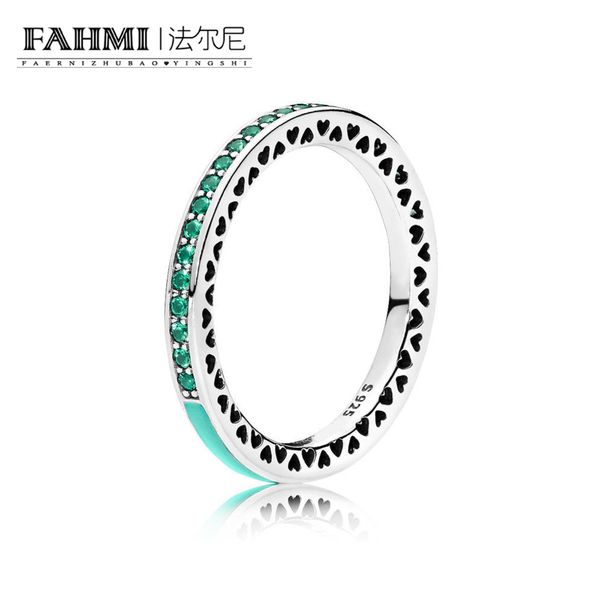 

fahmi 100% стерлингового серебра 925 пробы 1: 1 оригинальный подлинный шарм 191011nrg темперамент мода гламур ретро кольцо свадебные женщины, Slivery;golden