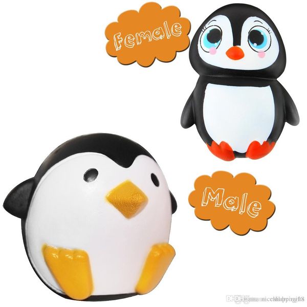 

12cm squishy kawaii toys cute penguins squishy slow rising cream scented decompression toys for children kids gift 121