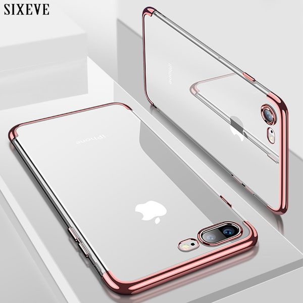 

fashion silicon clear soft case for iphone x xs max xr iphone 6s 6 7 8 7plus 8plus phone cover casing