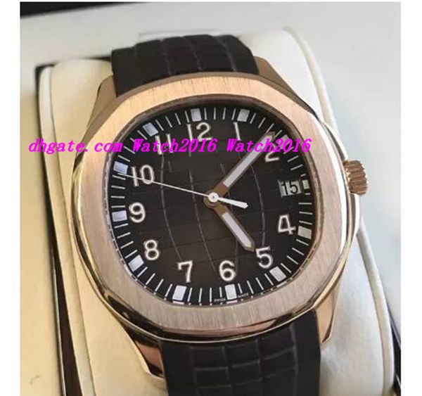 

automatic watch men black dial rose gold skeleton rubber transparent back 5167/1a -001 watch monor hemmo, Slivery;brown
