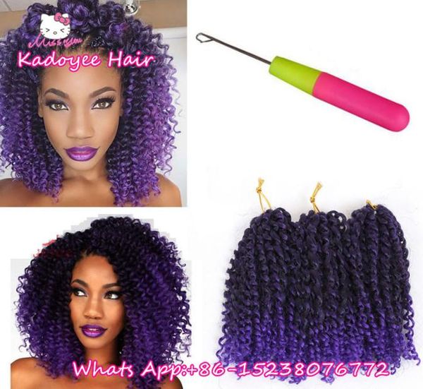 2020 Crochet Braids Caribbean Twist Braiding Hair Bundles Kinky