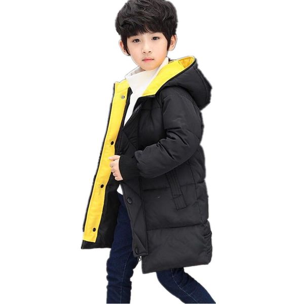 

4-15t long winter boys jacket children outerwear thick warm teenager jackets boy coat clothes kids parkas toddler down baby coat, Blue;gray