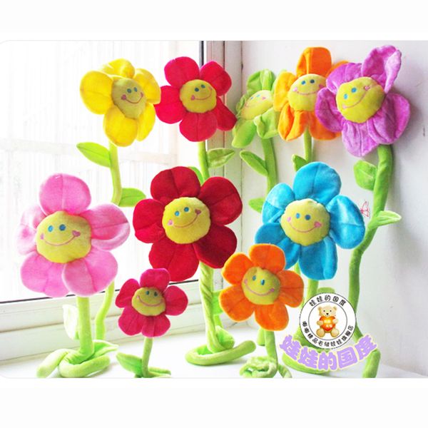 Acheter Soleil En Peluche Boucle Rideau De Dessin Animé Suspendu Lit Fleur En Peluche Rideaux Ameublement Fleur Gratuit Cadeau Enfant Fleur De