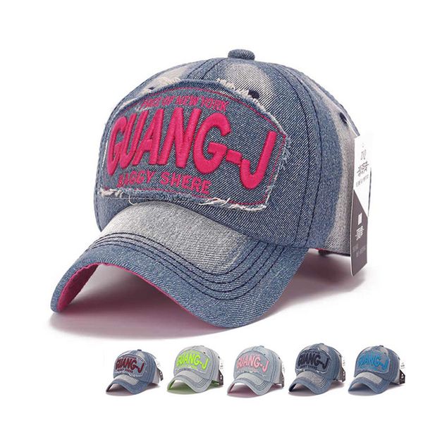 

fashion men's baseball cap women snapback hat embroidery guang denim hip hop cap summer fall hat for men casquette gorras, Blue;gray