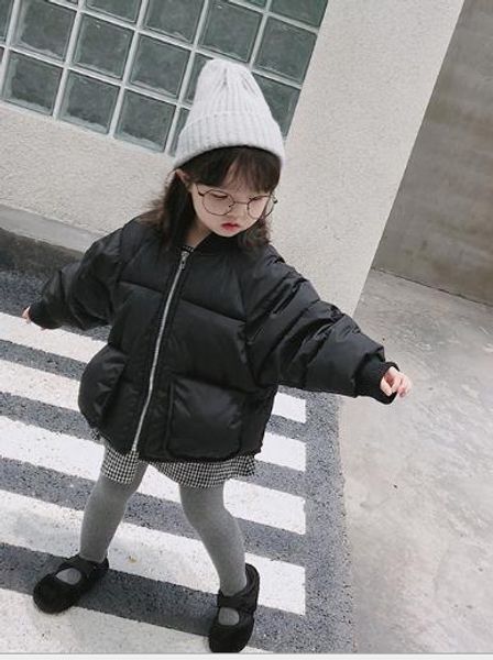 

2018 children outerwear coat winter baby boys girls jackets coat infant warm baby parkas thick kids clothes 3-10 y sgipping, Blue;gray