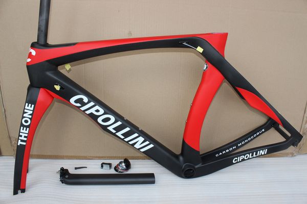 

Красный черный Cipollini RB1K ONE Итальянский чемпион Карбоновый каркас велосипеда Все в