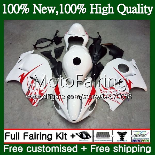 

body for suzuki hayabusa gsxr1300 96 97 98 99 00 01 gloss white 56mf5 gsxr 1300 gsx r1300 gsxr-1300 02 03 04 05 06 07 fairing bodywork
