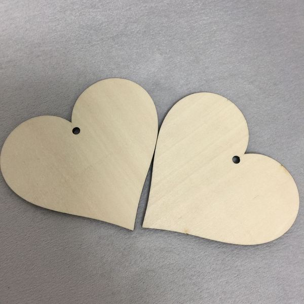 Forme artigianali in legno multistrato, placche a cuore d'amore, segni di San Valentino, cuori vuoti