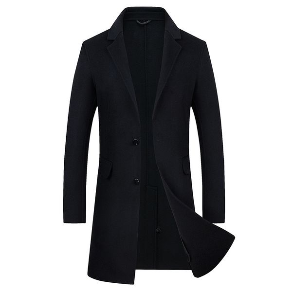 Mode En Noire Survêtement Hommes De D'hiver Mode Manteau Laine De Manteaux Automne À Manteaux Long Vent 2018 Manteau Homme Hommes Acheter Tops Veste knw0O8XP