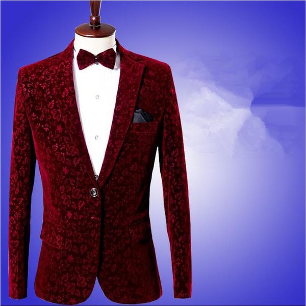 

male singer groom male blazers wedding slim fit men suits party prom tuxedo formal fashion costume of theatre suits, White;black