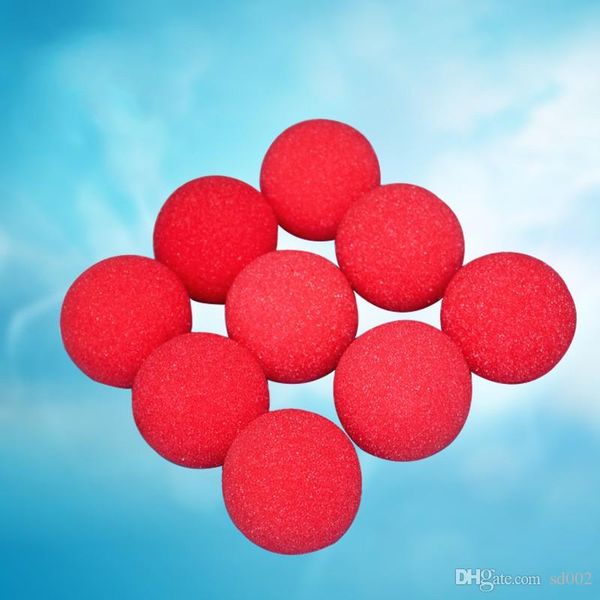 

cosplay ball perform clown red nose sponge light small halloween gules portable party favor supplies easy carry 0 55fk cc