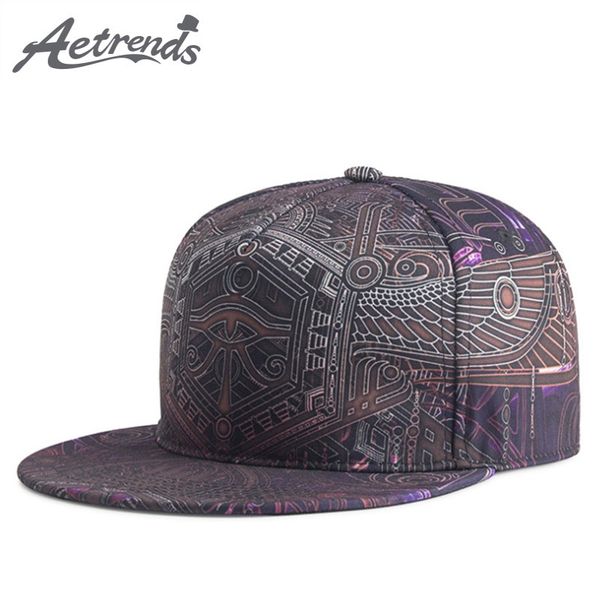 

aetrends] 2018 new sport hiphop baseball cap men or women hip hop caps flat bone snapback hats z-6286, Blue;gray